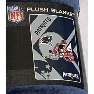 New England Patriots Plush Blanket 60x80 inch